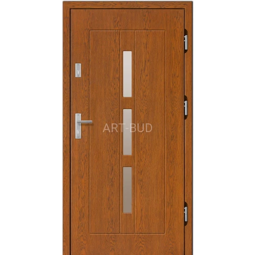 Drzwi zewnętrzne drewniane Z33 płycinowe Dallas