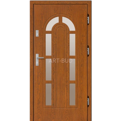 Drzwi zewnętrzne drewniane Z35 płycinowe Dallas