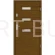 Drzwi zewnętrzne drewniane Z100 płycinowe Dallas