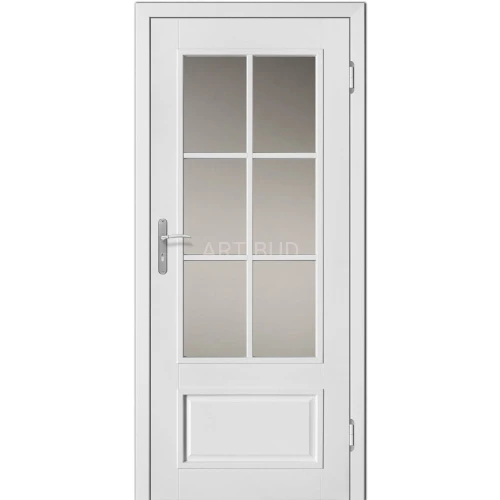 Drzwi wewnętrzne drewniane DLA 1 z listwą ozdobną prostą Dallas