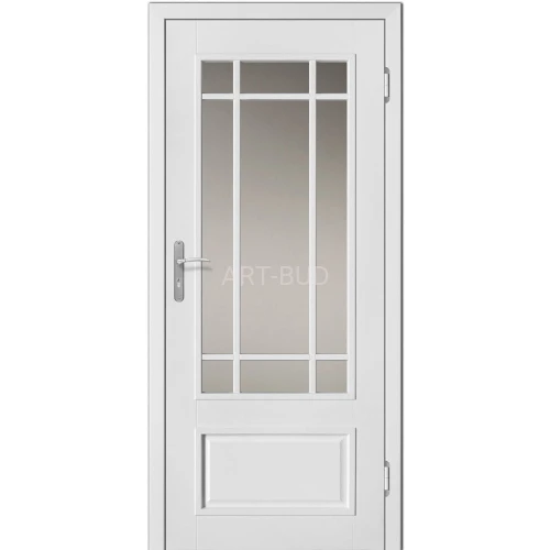 Drzwi wewnętrzne drewniane DLA 2 z listwą ozdobną prostą Dallas