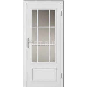 Drzwi wewnętrzne drewniane DLA 16 z listwą ozdobną prostą Dallas