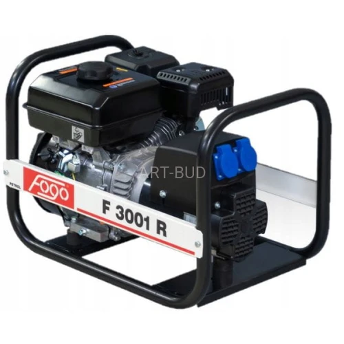 Agregat prądotwórczy generator jednofazowy z AVR  F 3001 R FOGO