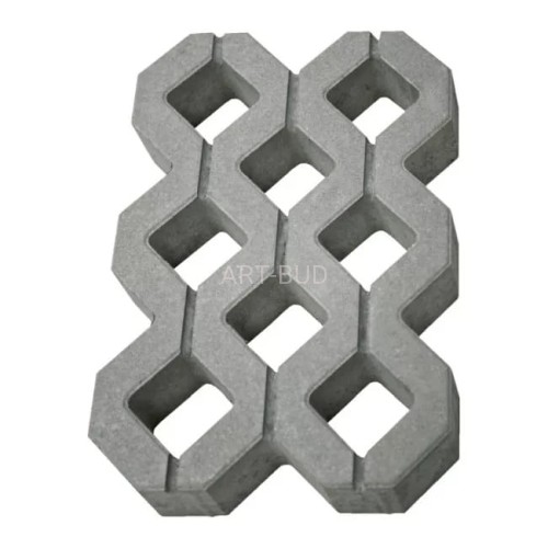 Płyta ażurowa Meba 40 x 60 x 10 cm szara Polbruk