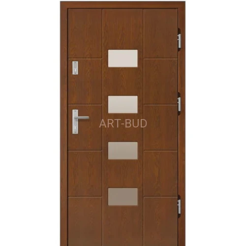 Drzwi zewnętrzne drewniane Z8 płycinowe Dallas