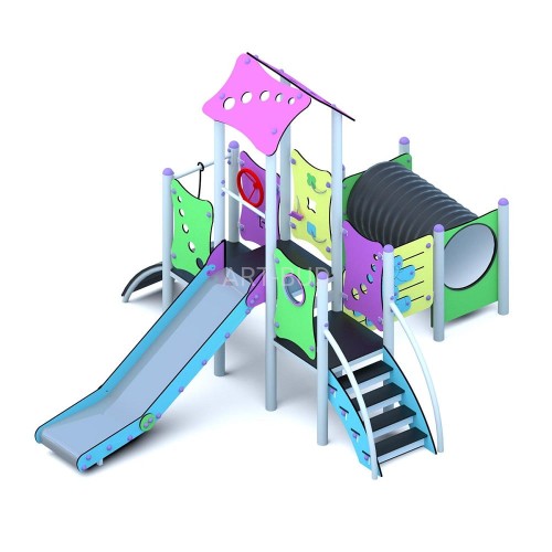 Zestaw na place zabaw  POPI CITY PASTEL ZZPL