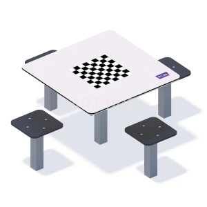 STOLIK DO GRY W SZACHY / WARCABY ma-014