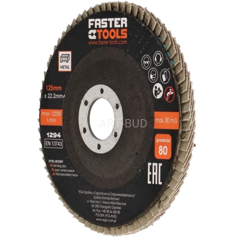Dysk listkowy 125 80  1294  Faster Tools