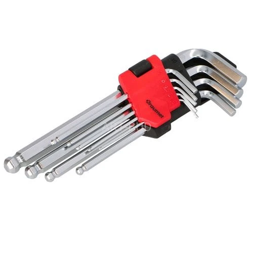 Klucze imbusowe z kulką 9 szt  1,5-10  3435 Faster Tools
