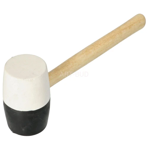 Młotek gumowy biało-czarny 55-  65 mm  Faster Tools