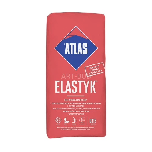 Elastyczny klej typu C2TE   2-10 mm ELASTYK ATLAS