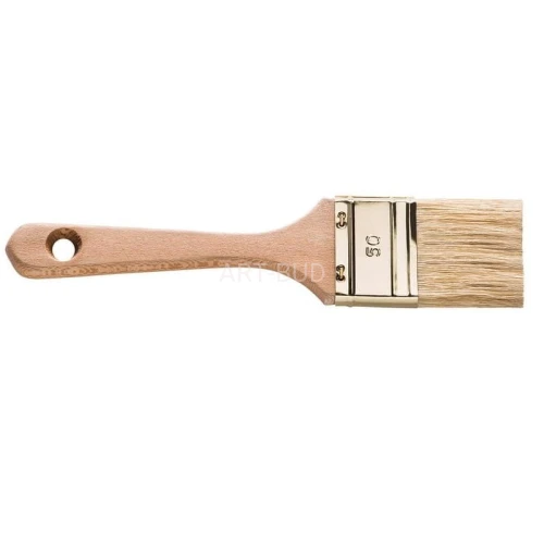 Pędzle płaskie  szerokość 60-70-80 mm włos jasny 53 Hardy