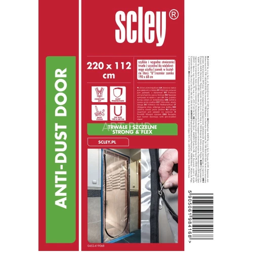  Kurtyna przeciwpyłowa U  0452-419068 Kaem