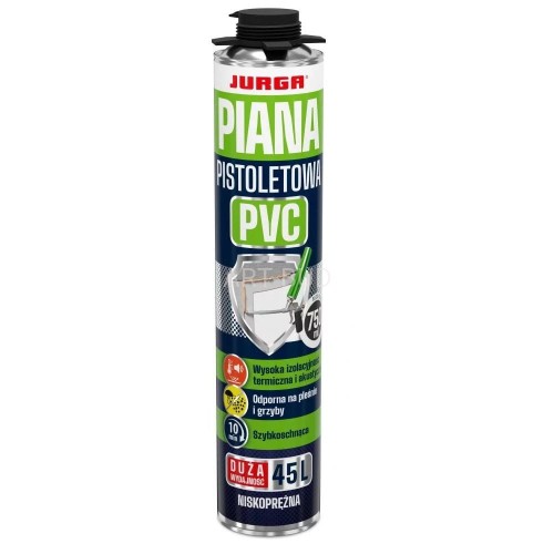 Pianka pistoletowa montażowa PCV 750 ml Jurga
