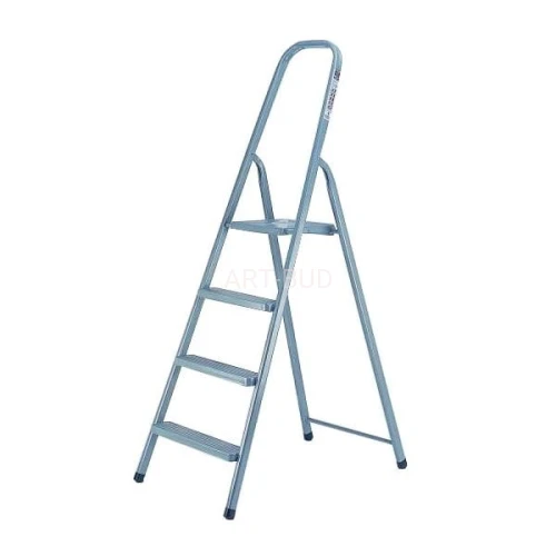 Drabina aluminiowa 4- stopniowa jednostronna  do 120 kg 