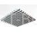 Sufit metalowy rastrowy open-cell SLIM-T podwieszany