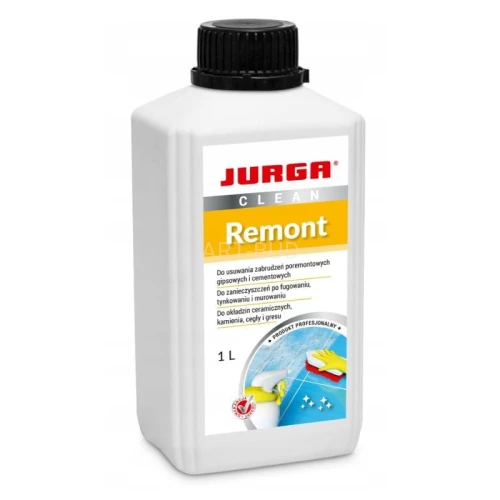 Preparat Clean Remont do usuwania zabrudzeń po remoncie 1l Jurga 