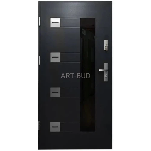 Drzwi zewnętrzne metalowe 75 Passive KMT  Perfect