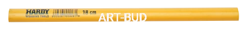Ołówek 18 cm stolarski budowlany Hardy