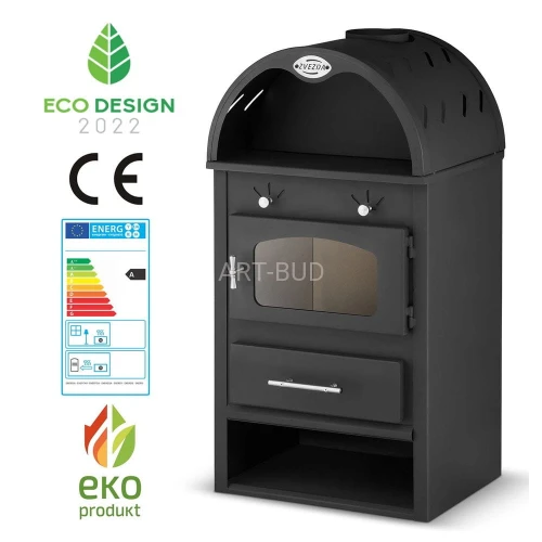Piec kominek stalowy koza ZVEZDA 1K ECO 9kW