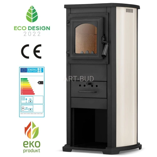 Piec kominek stalowy koza KLASIK LUX o mocy 7 kW