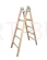 Drabina drewniana dwustronna 4- 5- 6 stopniowa wzmocniona stalowymi prętami Master