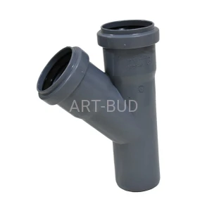 Trójnik PCV PP  fi 75 / 50 nachylenie  od 45 do 87   