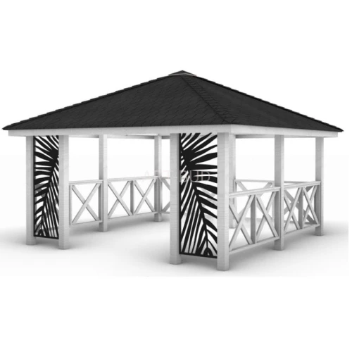 Altana ogrodowa drewniana Valencia 4x4 m