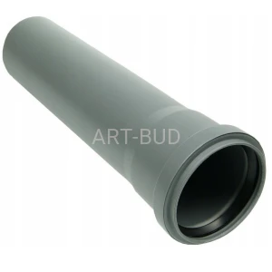 Rura kanalizacyjna z kielichem fi 110 mm długość 250 -  2000 mm