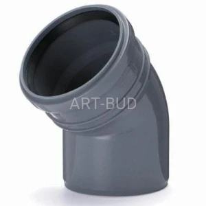 Kolana PP wewnętrzne średnica 110 mm nachylenie  od  15 do 87  stopni szare