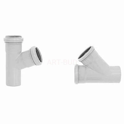 Trójnik PCV PP  fi  32 / 32 nachylenie  od 45 do 87 