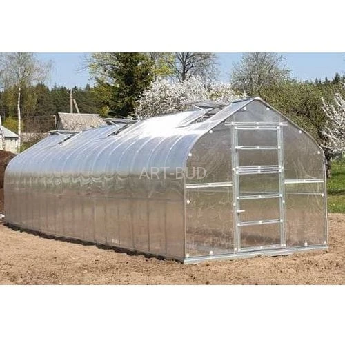 Szklarnia ogrodowa stalowa ocynkowana CLASSICS STANDARD 20 - 2,5x8m z podkładem i powłoką poliwęglanową 4mm lub 6 mm