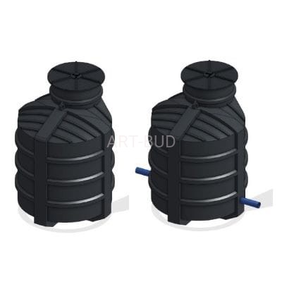 Studnie studzienki wodomierzowe ø 1200 wysokość 1800 mm typ ST12 i ST12/K ze wspawanymi króćcami