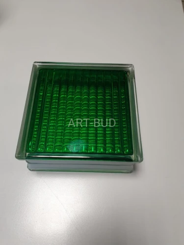 pustak szklany wew. 1908/K kratka zielona  wyprzedaż