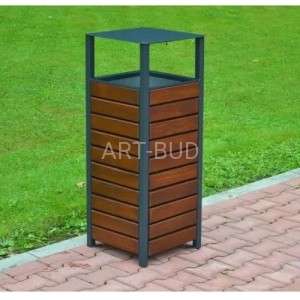 Kosz z daszkiem uliczny 60 l HORIZ  