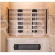 Infrasauna z drewna jodłowego dla 1–2 osób HECHT ACTIVE