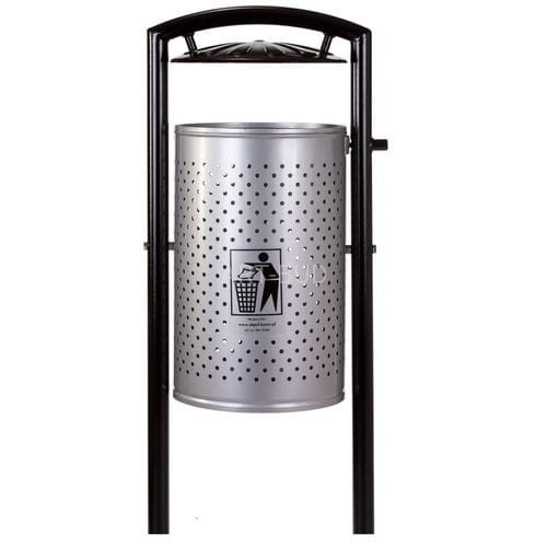 Kosz uliczny miejski parkowy stojący Kacper 