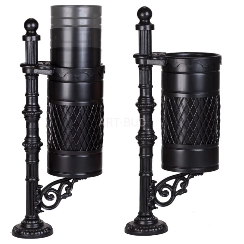 Kosz uliczny miejski parkowy stojący Kacper K-R7