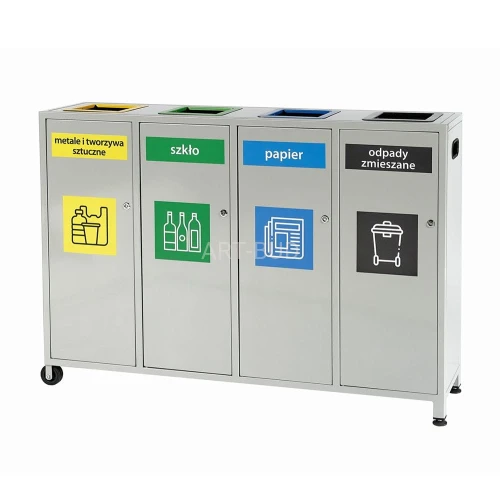 Kosz do selektywnej odpadów modułowy 65 l K-SL 2
