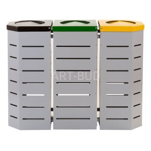 Kosze modułowe do segregacji odpadów 80 l 