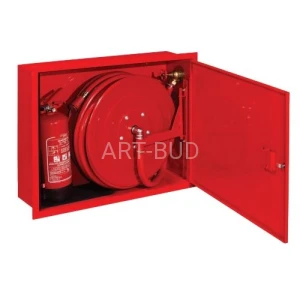 Hydrant wewnętrzny wnękowy DN25 z miejscem na gaśnicę obok H25-W-K-20/30