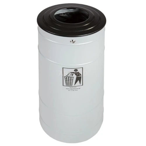 Kosz uliczny 80 l wolnostojący stalowy KW-80