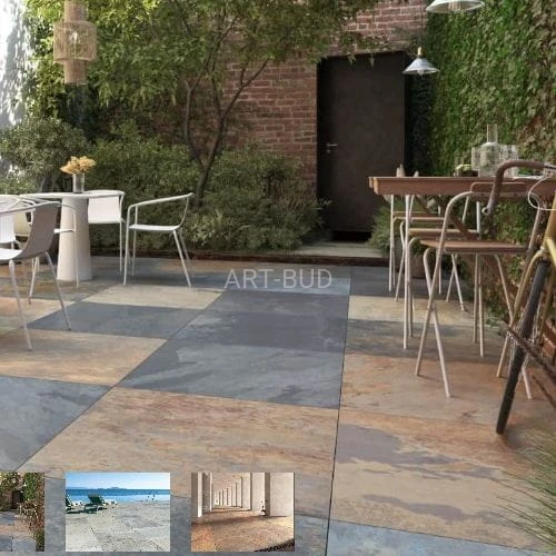 Płytka tarasowa gresowa 60 x 60 x 2 cm kolekcja Peacock Zoya