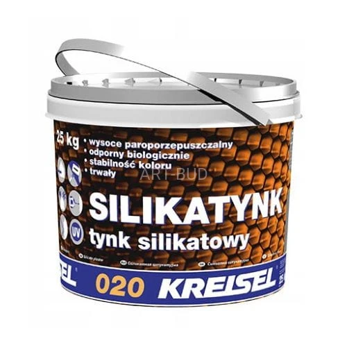 Tynk silikatowy Silikatynk 020 krzemianowy 25 kg Kreisel