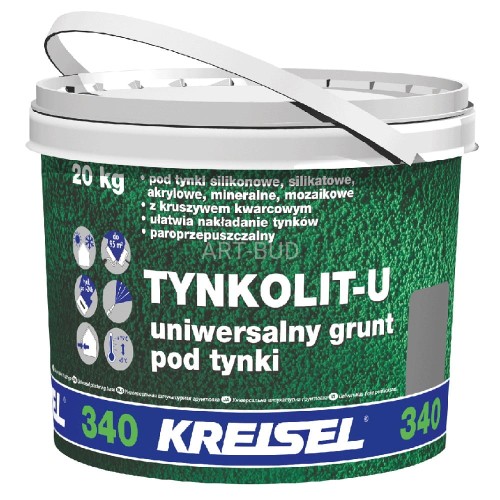 Uniwersalny grunt pod tynki cienkowarstwowe TYNKOLIT-U 340 20 kg Kreisel