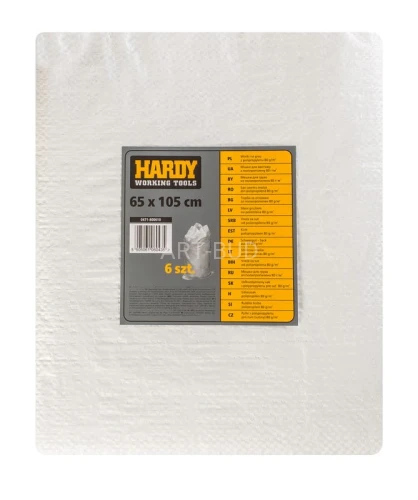 Worki na gruz 65x105cm białe poliestyren 80g 