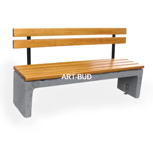 Ławka betonowa miejska parkowa 170 × 46 cm