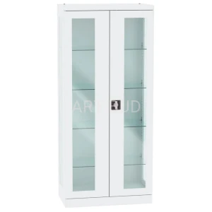 Szafa metalowa lekarska przeszklone boki i przód SML 115 Malow