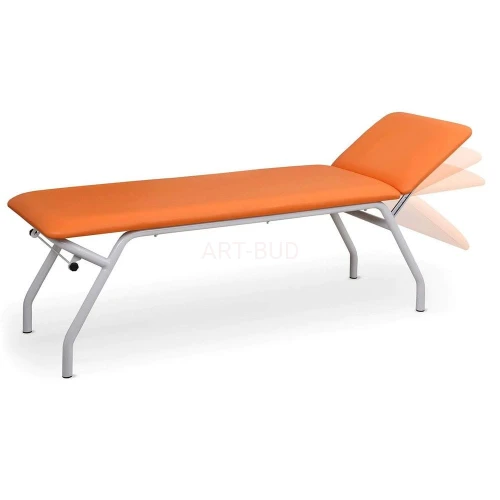 Kozetka medyczna bez kółek z regulowanym oparciem stół do rehabilitacji i masażu UBM Store Basic 