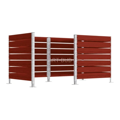 Modułowa osłona śmietnikowa